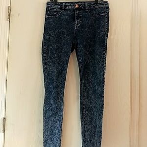 Refuge womens 14 blue denim skinny jeans